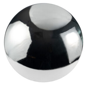 FRONT HUB CAP, 5 NOTCH, CHROME