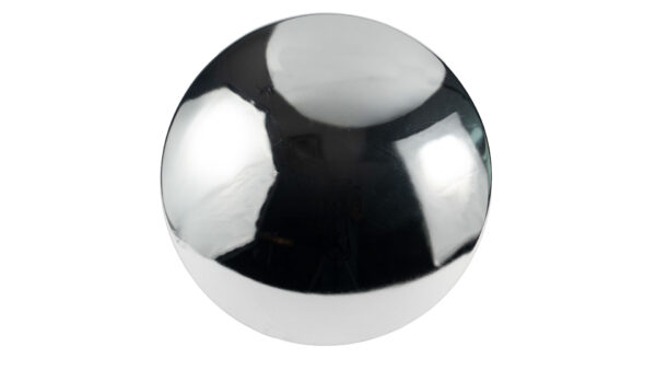 FRONT HUB CAP, 5 NOTCH, CHROME