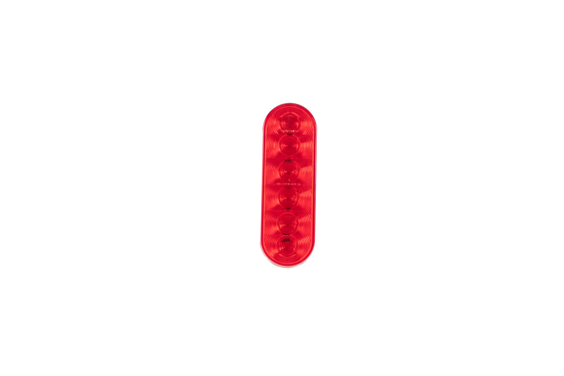 6OVAL LED;RECESSED MNT;FLEETCNT;RED