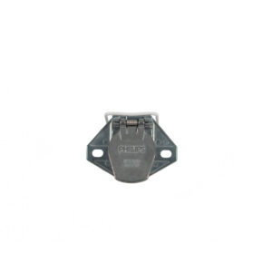 SOCKET, 7-WAY SPLIT PIN 2 HOLE MOUNT DIE-CAST SCREW